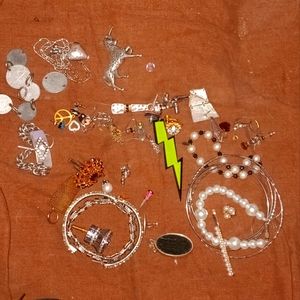 925 scrap and wearable earrings bracelets and necklaces.